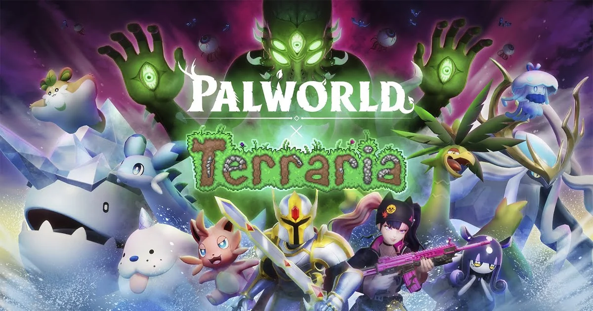 Palworld × Terraria collab: the dungeon, the weapons and the Moon Lord