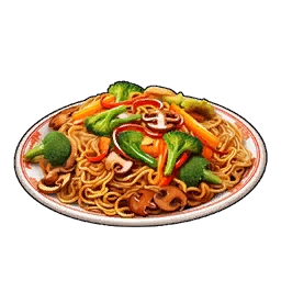 Якисоба с мясом Брончерри