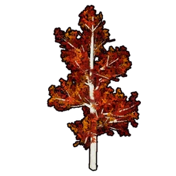 Faux Crimson Foliage B